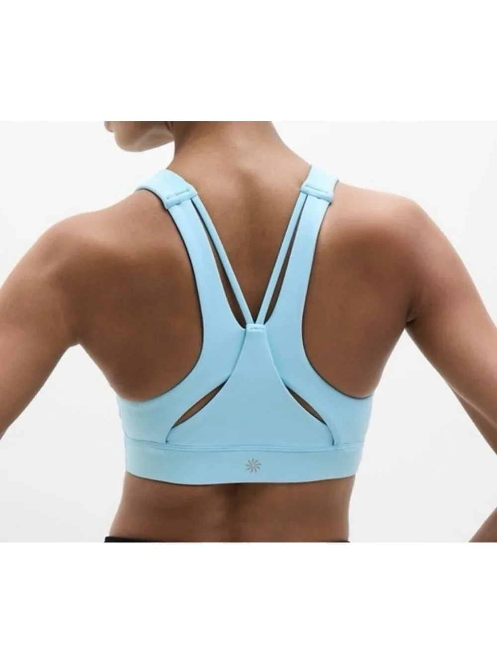 Athleta Flex Spacer Bra Aqua Blue Size XL
